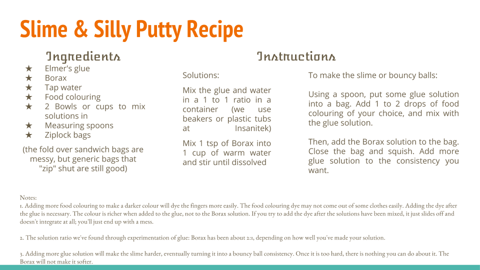 silly putty with borax