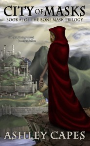 City of Masks cover, curtsey of Ashley Capes.