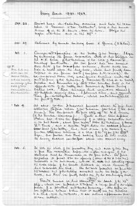 Howard Carter's journals from Egypt detailing his find of the King Tut's grave. Digital copy of original documents can be found at the Griffith Institute.