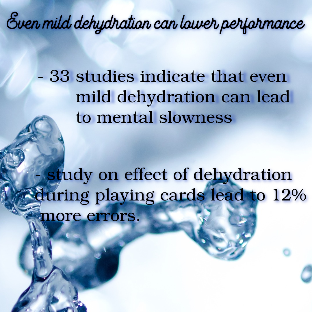 Dehydrated? It May Soon Weigh on Your Mental Performance Insanitek