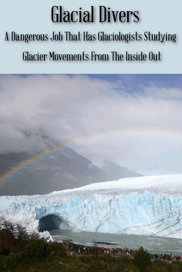 Glaciers, glaciology, glacier movement, glacier diving,