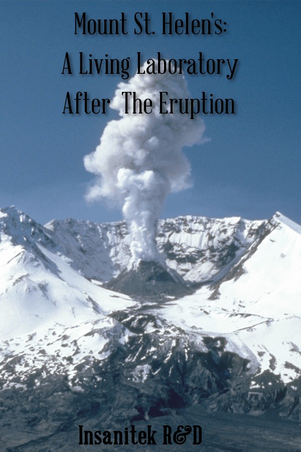 Mount St. Helen's, volcano, eruption, living lab