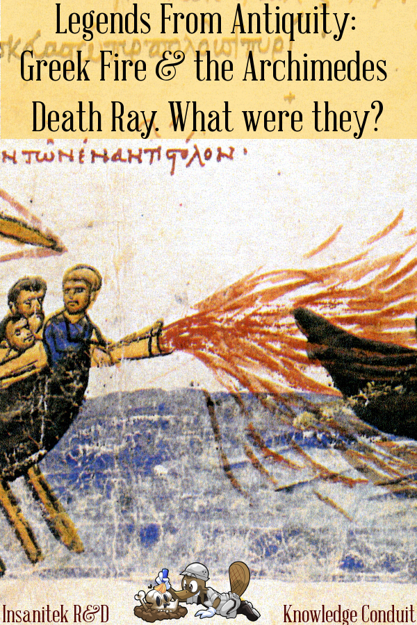 Greek Fire, Death Ray, Archimedes