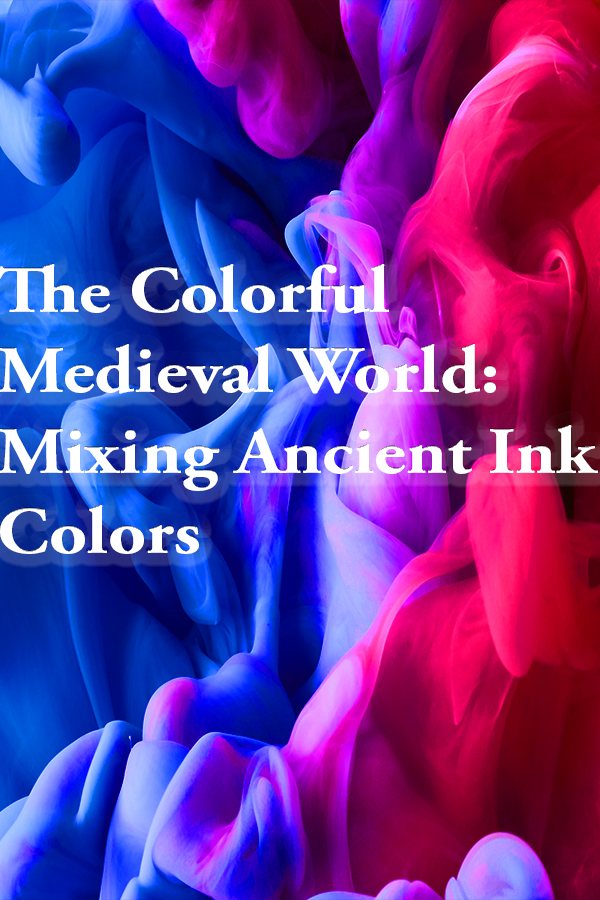 natural ink, medieval methods, ink, dye, natural dye, toxic dye