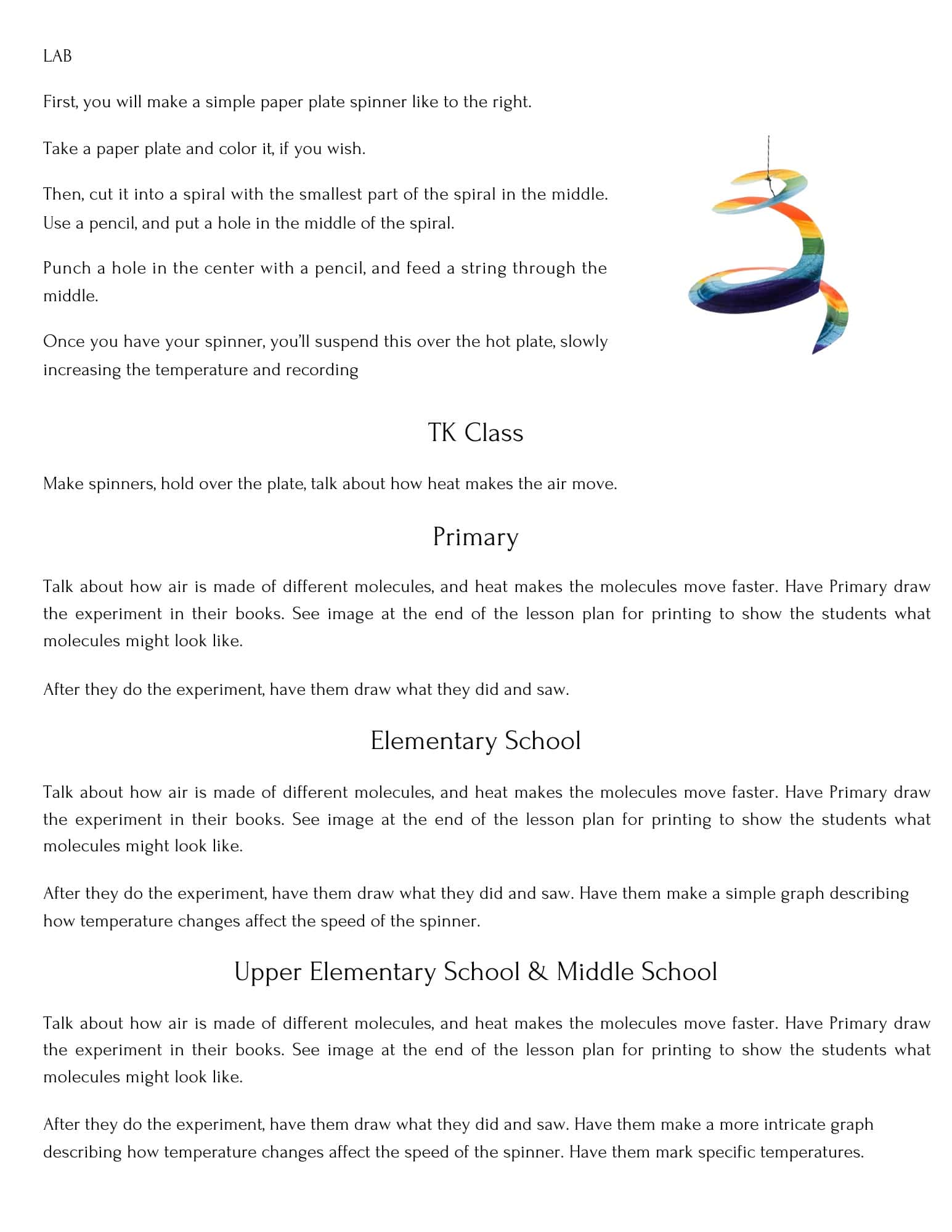 Lesson Plan: Atmospheric Science Heat Rises - Image 3