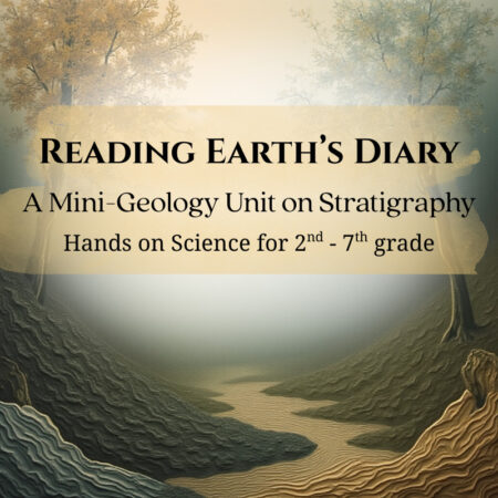 Mini geology lesson on stratigraphy, hands on science, earth studies, grades 2 - 7
